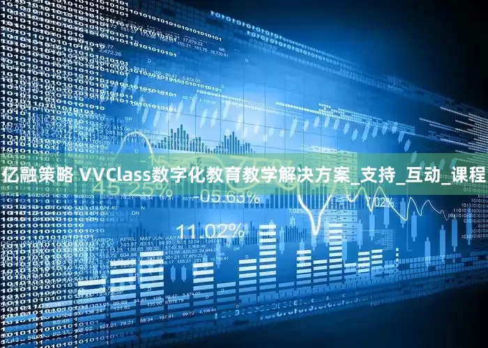 亿融策略 VVClass数字化教育教学解决方案_支持_互动_课程